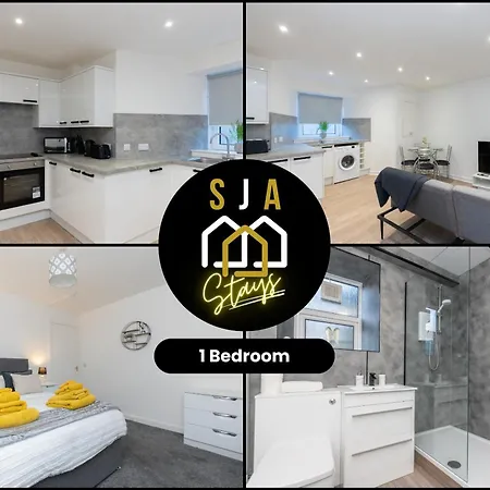 Central City Stay - Sja Stays - 1 Bed Apartment Aberdeen Exterior foto